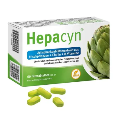 Hepacyn artyčok cholin potahované tablety, 60 ks Hepacyn artyčok cholin potahované tablety, 60 ks