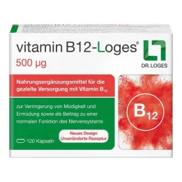 Vitamin B12-Loges 500 µg kapsle, 120 kusů