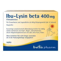 Ibu-Lysine beta 400 mg potahované tablety, 50 ks