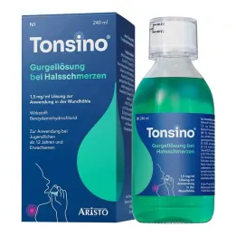 Tonsino roztok kloktadla na bolest v krku, 240 ml