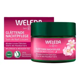 Weleda vyhlazující noční péče divoká růže &amp; bílý čaj, 40 ml