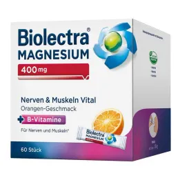 Biolectra Magnesium 400 mg Nervy &amp; Vitální svaly, 60 ks