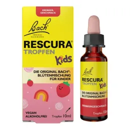 Bachovy květy originál Rescura Kids drops jahoda bez alkoholu, 10 ml