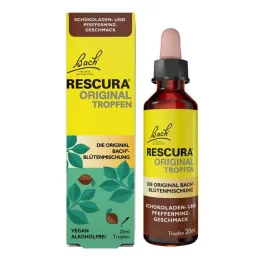 Bachovy květy originál Rescura drops čokoládová máta bez alkoholu, 20 ml