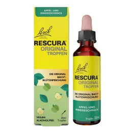 Bachovy květy originál Rescura drops bez alkoholu jablečná máta, 20 ml
