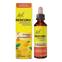 Bach Flowers Original Rescura kapky bez alkoholu Orange Mango, 20 ml