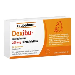 Dexibu-ratiopharm 200 mg potahované tablety, 20 ks