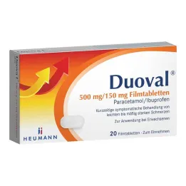 Duoval 500 mg / 150 mg potahované tablety, 20 ks