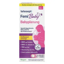 Tetesept Femi Baby potahované tablety pro plánování miminka, 28 ks