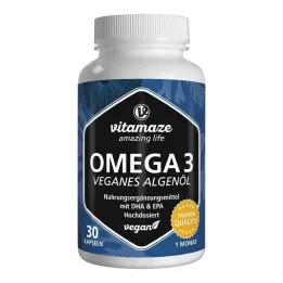 Omega-3 veganský olej z řas vysokodávkové kapsle, 30 kusů