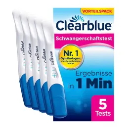 Clearblue těhotenský test pro rychlou detekci, 5 ks