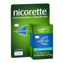 Nicorette freshmint 2 mg lisované pastilky, 40 ks
