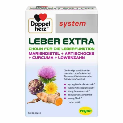 Kapsle Doppelherz Liver Extra system, 60 ks