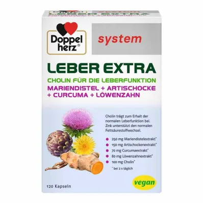 Kapsle Doppelherz Liver Extra system, 120 ks