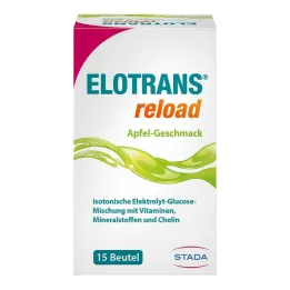 Elotrans reload elektrolytický prášek jablečný sáček, 15X7,45 g