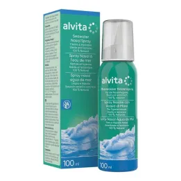 Alvita nosní sprej s mořskou vodou, 100 ml