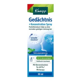 Kneipp paměť + koncentrační sprej, 30 ml
