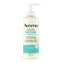 Aveeno Calm + Restore vyživující ovesný čistič na obličej, 200 ml
