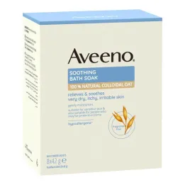 Aveeno zklidňující přísada do koupele, 8x42 g