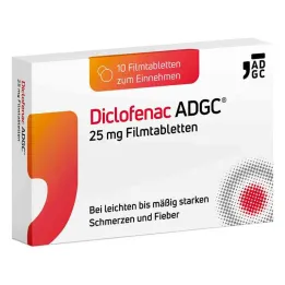 Diklofenak ADGC 25 mg potahované tablety, 10 tablet