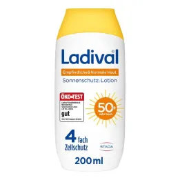 Ladival sensitive &amp; normální pleťové mléko LSF 50 + , 200 ml