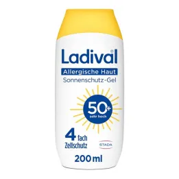 Ladival Alergický gel na opalování pokožky LSF 50 + , 200 ml