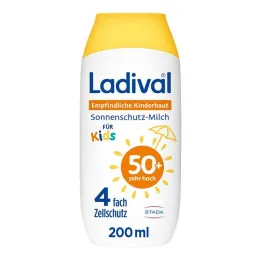 Ladival citlivé dětské pleťové mléko LSF 50+, 200 ml