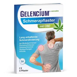 Gelencium náplasti proti bolesti s CBD (6 kusů)