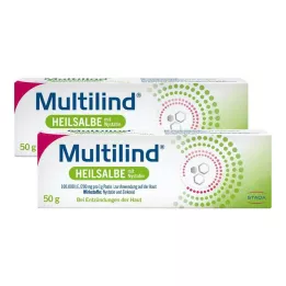 MULTILIND Hojivá mast s nystatinem a oxidem zinečnatým, 2x50 g