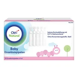 Jednodávkové pipety OtriNatural Baby, 20X5 ml