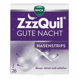 WICK Nosní proužky Zzzquil Good Night, 26 ks