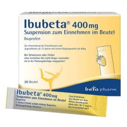Ibubeta 400 mg perorální suspenze v sáčku, 20 ks