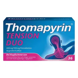 Thomapyrin TENSION DUO 400 mg / 100 mg potahované tablety, 36 ks