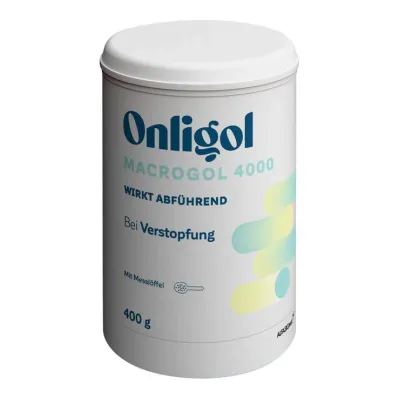 Onligol Macrogol 4000 prášek pro přípravu e.roztokové plechovky, 400 g