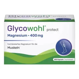 Glycowohl Magnesium 400 mg vysokodávkové veganské kapsle, 200 ks