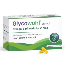 Glycowohl Omega-3 kapsle 917 mg veganské + DHA + EPA + DPA (60 kusů)