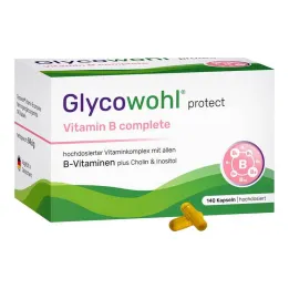Glycowohl Vitamin B complete + Inositol + Cholin kapsle, 140 ks