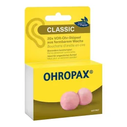 Ohropax Classic vosk na špunty do uší, 20 kusů