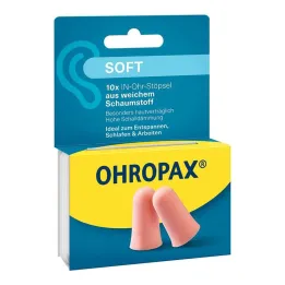 Měkké pěnové špunty do uší Ohropax, 10 kusů