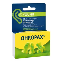 Ohropax Young pěnové špunty do uší, 10 ks