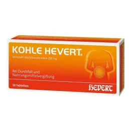 Uhlí Hevert tablety, 30 ks