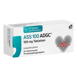 ASS 100 ADGC 100 mg tablety, 50 ks
