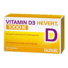 Vitamin D3 Hevert 1000 IU tablety, 100 ks