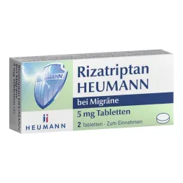 Rizatriptan Heumann na migrény 5 mg tablety, 2 ks