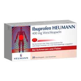 Ibuprofen Heumann 400 mg měkké tobolky, 20 ks