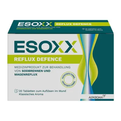 ESOXX Žvýkací tablety Reflux Defense, 20 ks