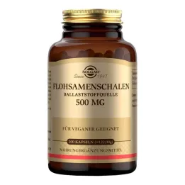 Solgar psyllium slupky 500 mg kapsle, 200 ks