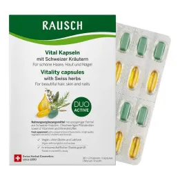 Rausch Vital kapsle se švýcarskými bylinkami, 30x2 kusy