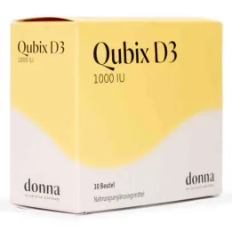 Medis Qubix Vitamin D3 1000 IU prášek (30 kusů)