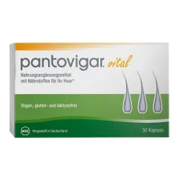 Pantovigar vital kapsle s živinami pro vlasy, 30 kusů